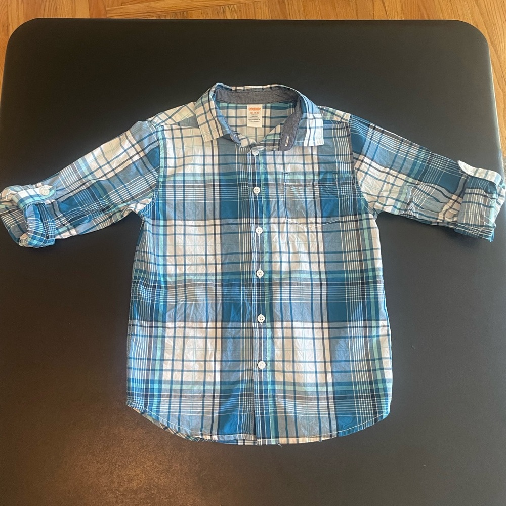 Gymboree boys long sleeve button down shirt